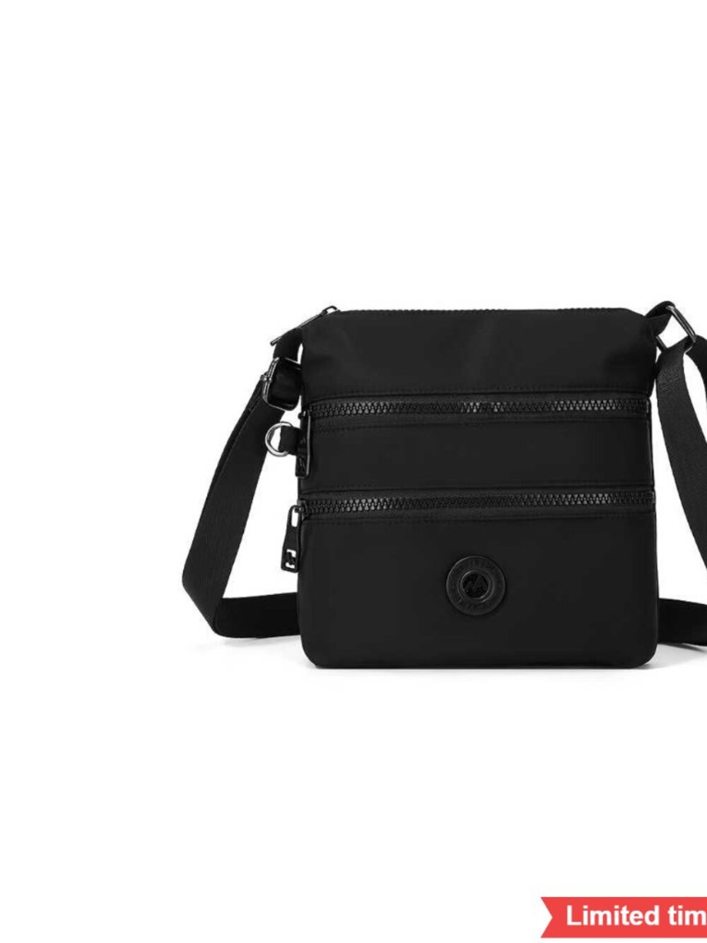 Multi Pocket Shoulder Bag Crossbody Handbag Faux Leather